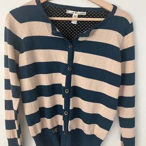 Uttam Boutique striped cardigan rugby sweater